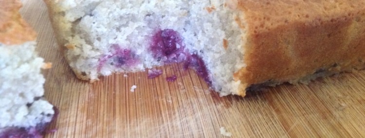completed cherry almond cake