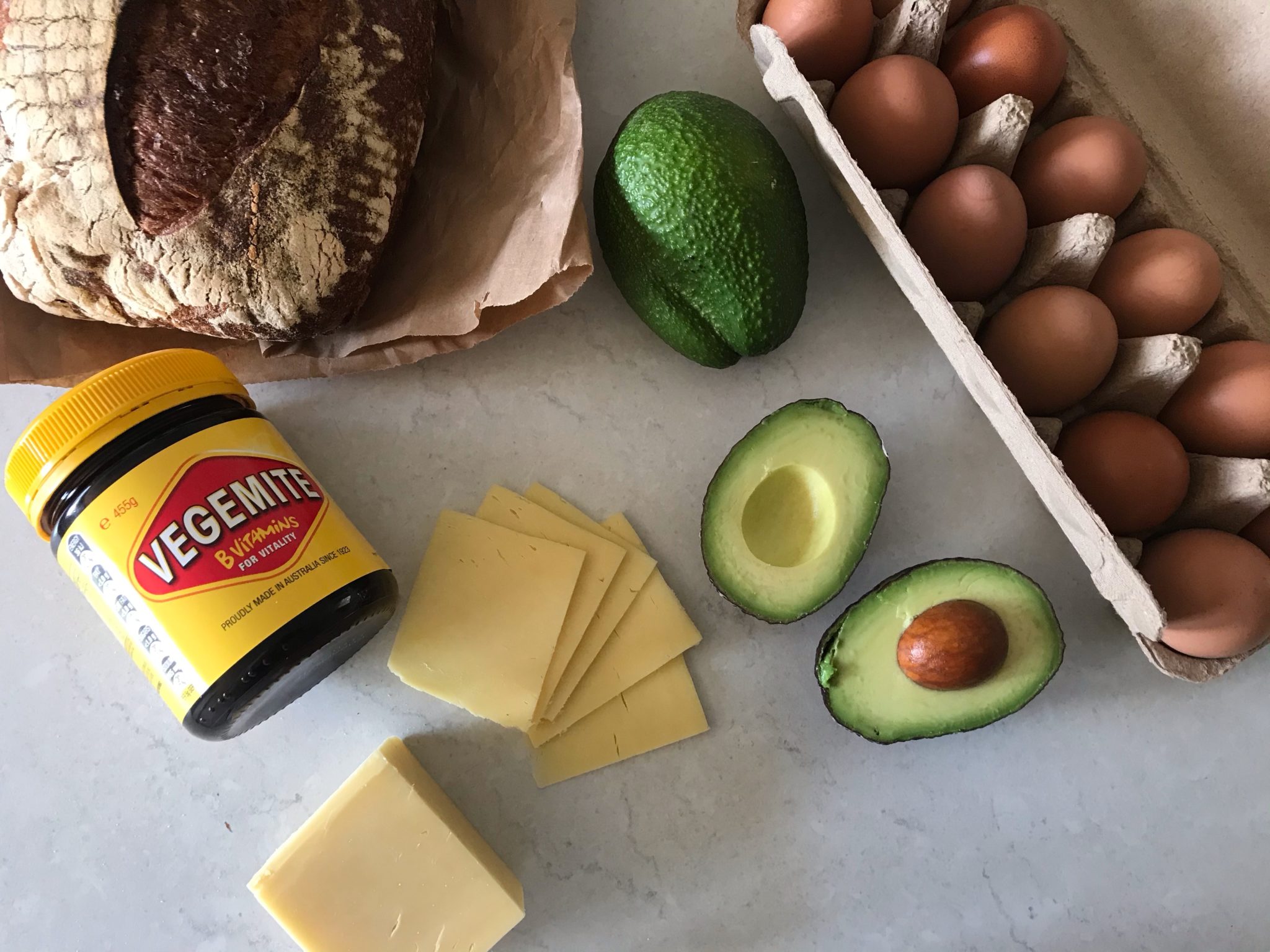 Cheesymite Avo Egg Stack - Heritage Farm