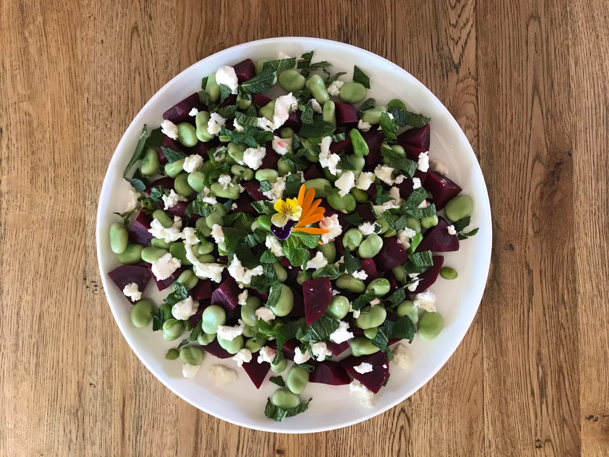 Beetroot And Broad Bean Salad Heritage Farm